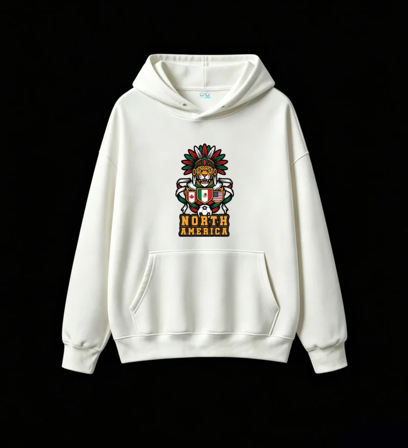 白卫正 North America Tiger Soccer Team Hoodie