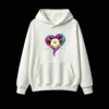 白卫正 Soccer Heart Lightning Graphic Hoodie