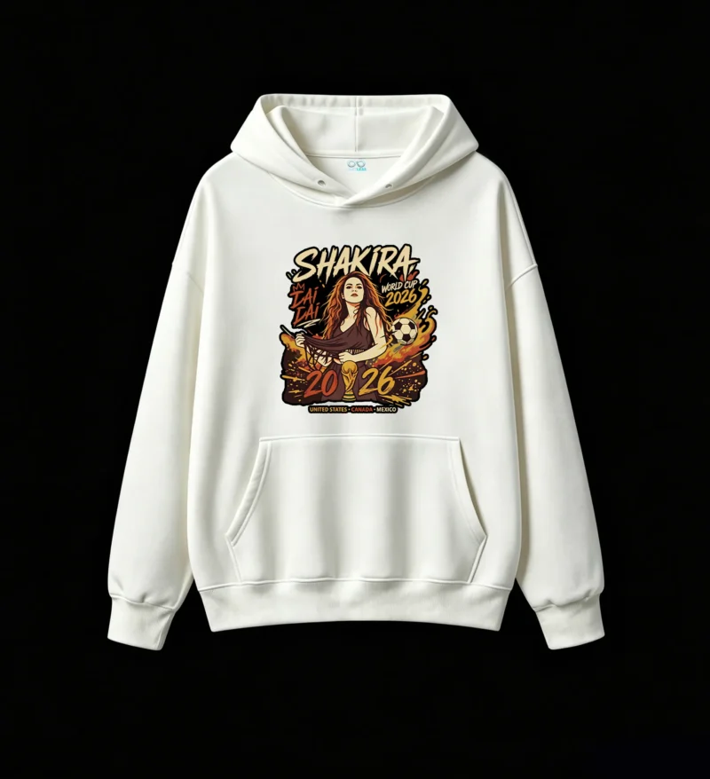 白卫正 Shakira World Cup 2026 Argentina Graphic Hoodie