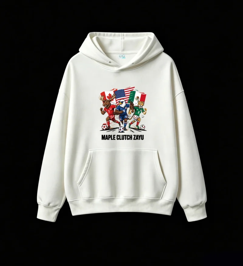 North America Soccer Mascots Hoodie