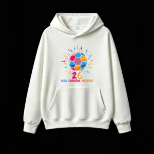 USA Canada Mexico 26 Soccer Ball Hoodie