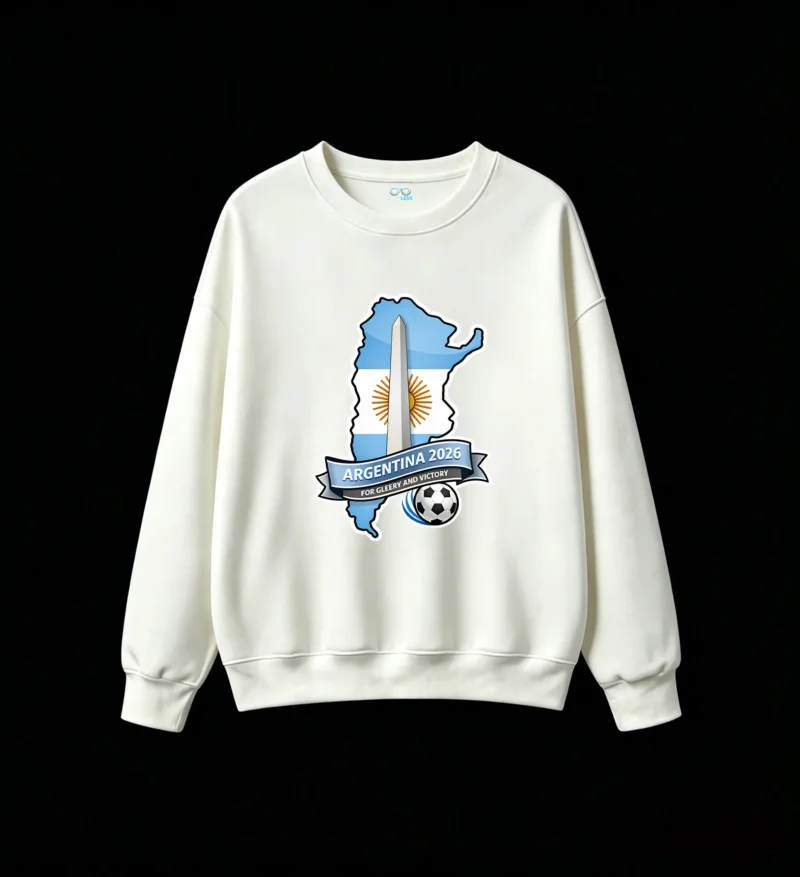 白卫正 Argentina 2026 World Cup Bid Soccer Fan Unisex Hoodie
