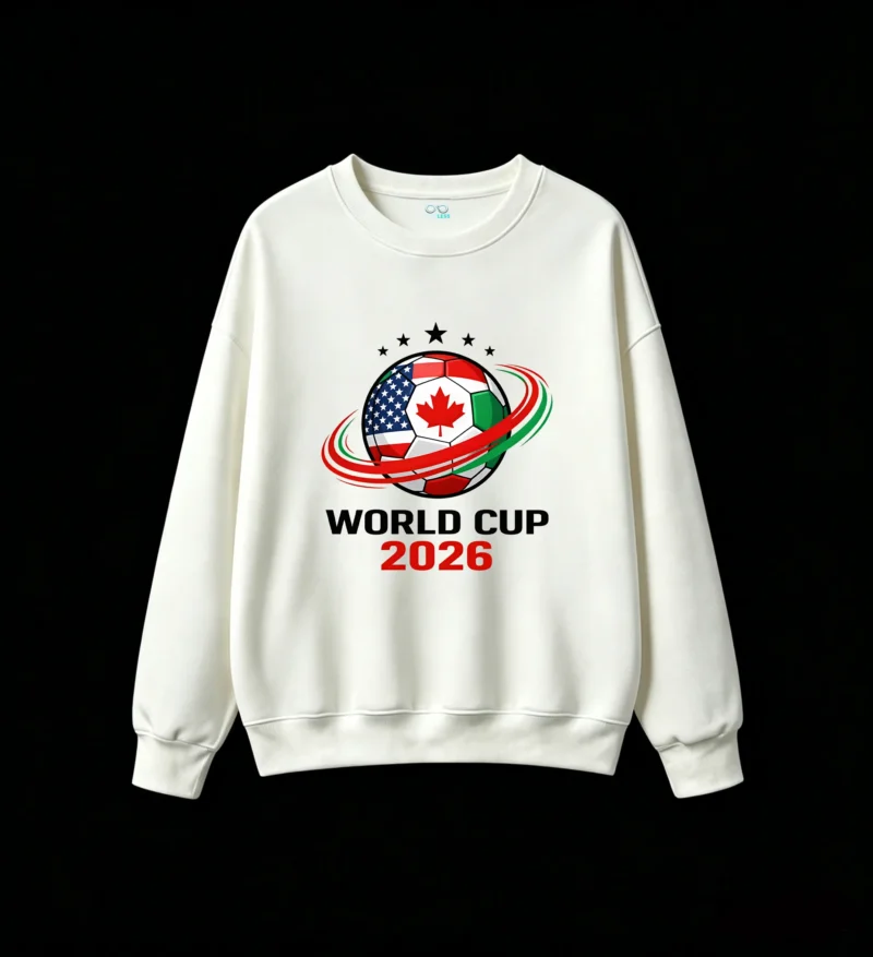 白卫正 2026 World Cup North America Soccer Ball Unisex Hoodie