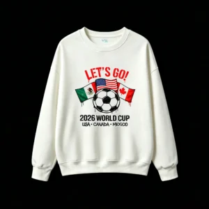 2026 World Cup Let's Go Grunge Unisex Hoodie