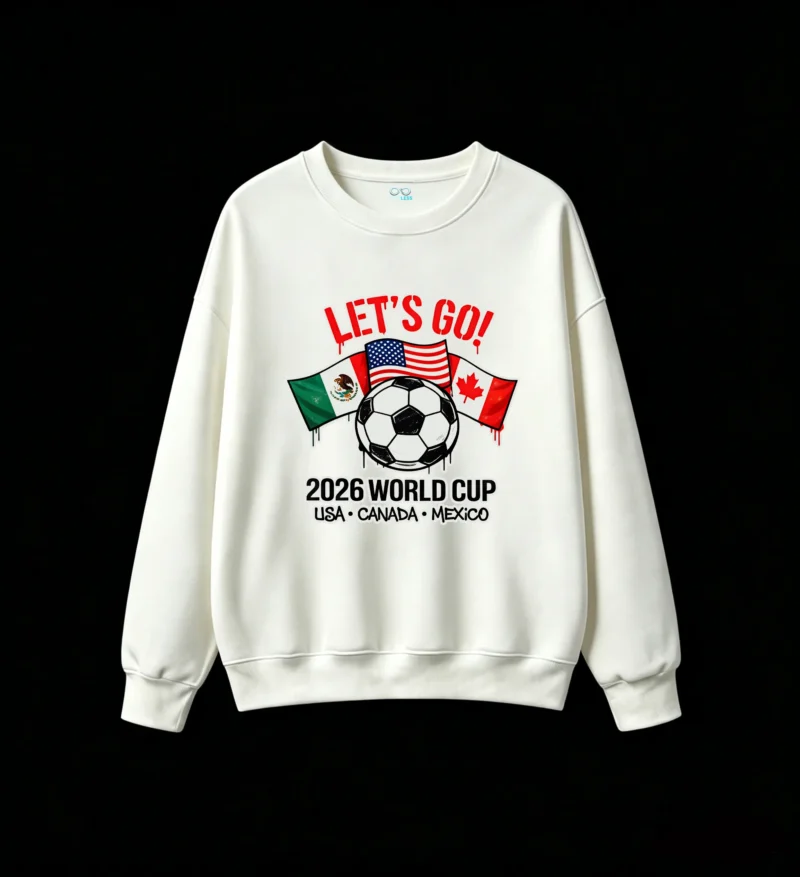 2026 World Cup Let's Go Grunge Unisex Hoodie