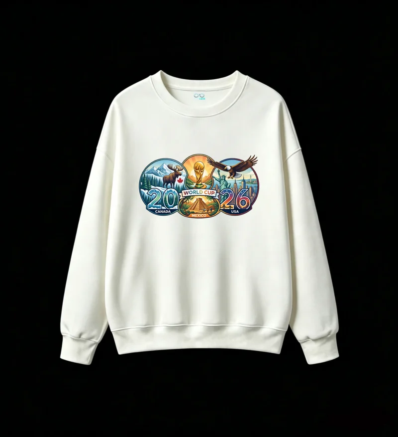 2026 FIFA World Cup Canada Mexico USA Joint Host Graphic Hoodie