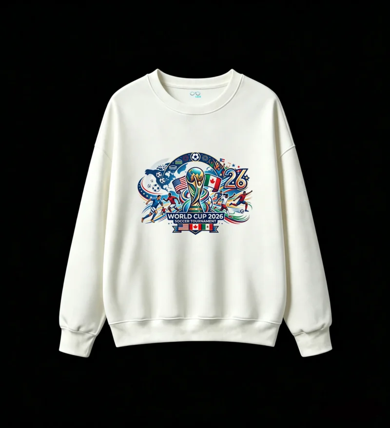 白卫正 FIFA World Cup 2026 USA Canada Mexico Hosted Tournament Graphic Hoodie