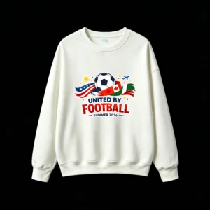 United By Football Summer 2026 - Venezuela Canada Zimbabwe Global Soccer Celebration Unisex Oversized Hoodie