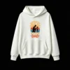 白卫正 Behind Every Great Kid Is A Great Dad Vintage Retro 70s Style Men's Hoodie