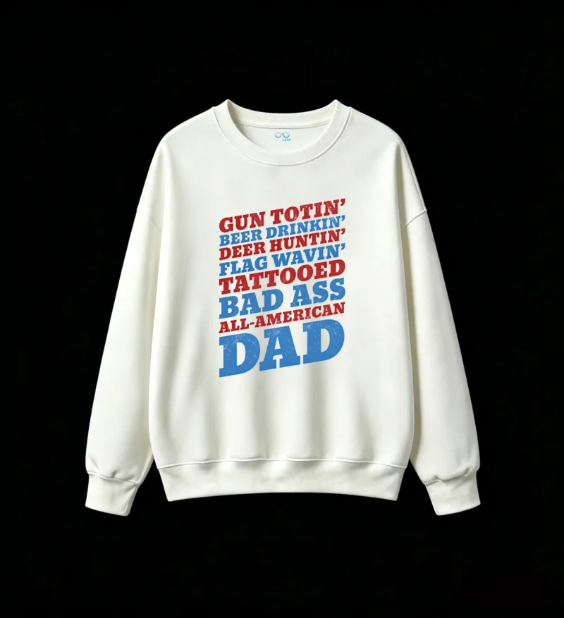 白卫正 Unisex Oversized Hoodless Sweatshirt - Premium Cotton Blend Pullover