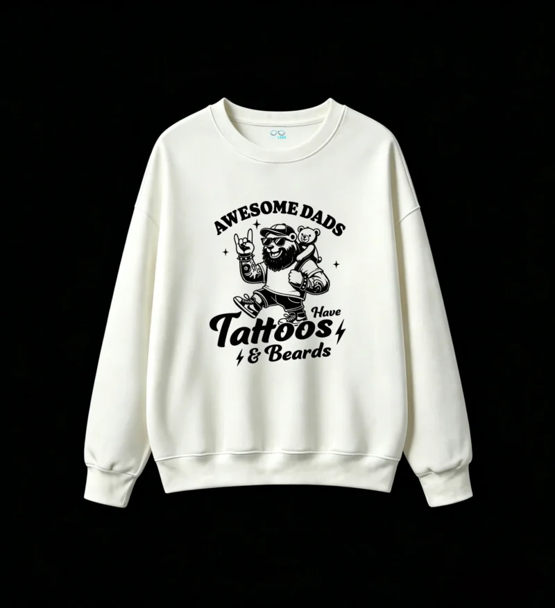白卫正 Cozy Unisex Hoodless Sweatshirt