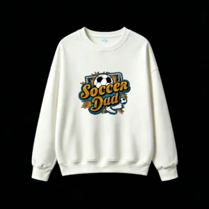 白卫正 Soccer Dad Retro Graphic Sweatshirt