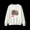 白卫正 DadSaurus Retro T-Rex Dinosaur with Sunglasses Funny Novelty Graphic Sweatshirt
