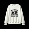 白卫正 Ski Buddies Call Me Dad Skier Mountain Retro Graphic Hoodie