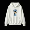 白卫正 Bold Graphic Streetwear Sweatshirt with Woodcut Texture, National Pride Design for Men Women, Comfortable Cotton Blend Pullover for Summer Casual Wear, Perfect Gift for Independence Day and Patriotic Celebrations