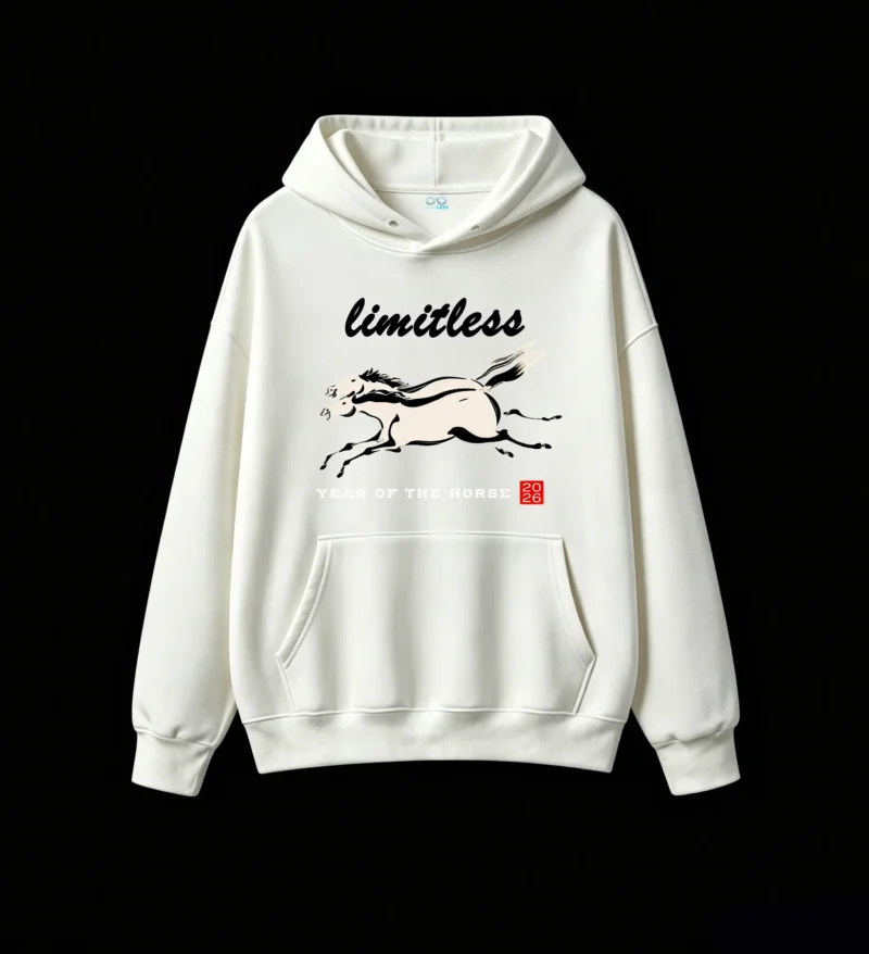 Year of the Horse 2026 Graphic Hoodie