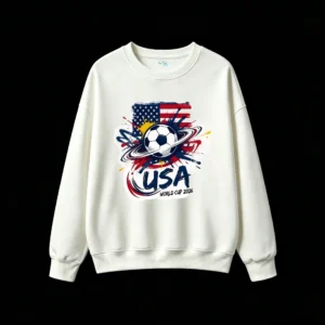 USA 2026 FIFA World Cup Bid Vibrant Graphic Sweatshirt