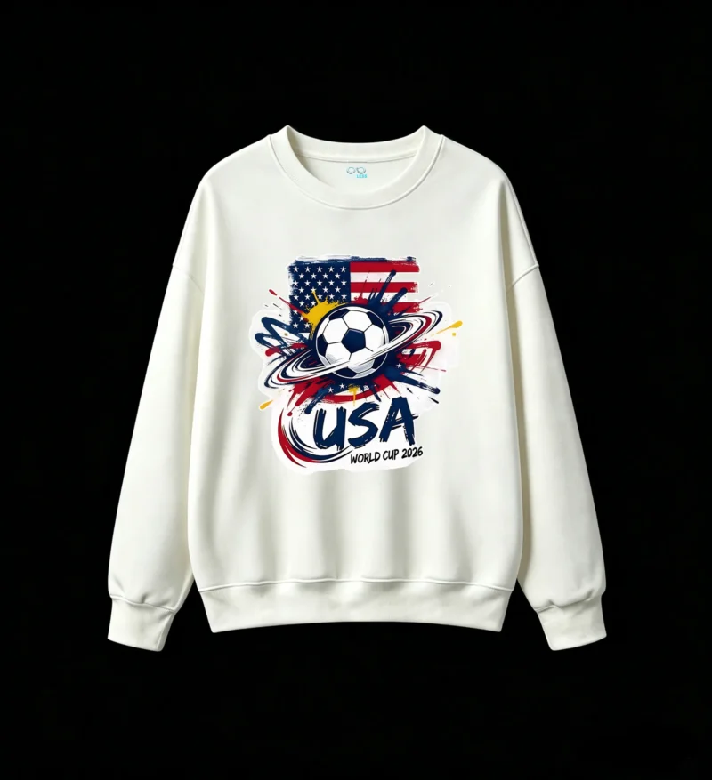 USA 2026 FIFA World Cup Bid Vibrant Graphic Sweatshirt