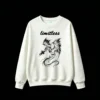白卫正 Fantasy Dragon High Contrast Black and White Illustration - Men's Oversized Graphic Hoodie