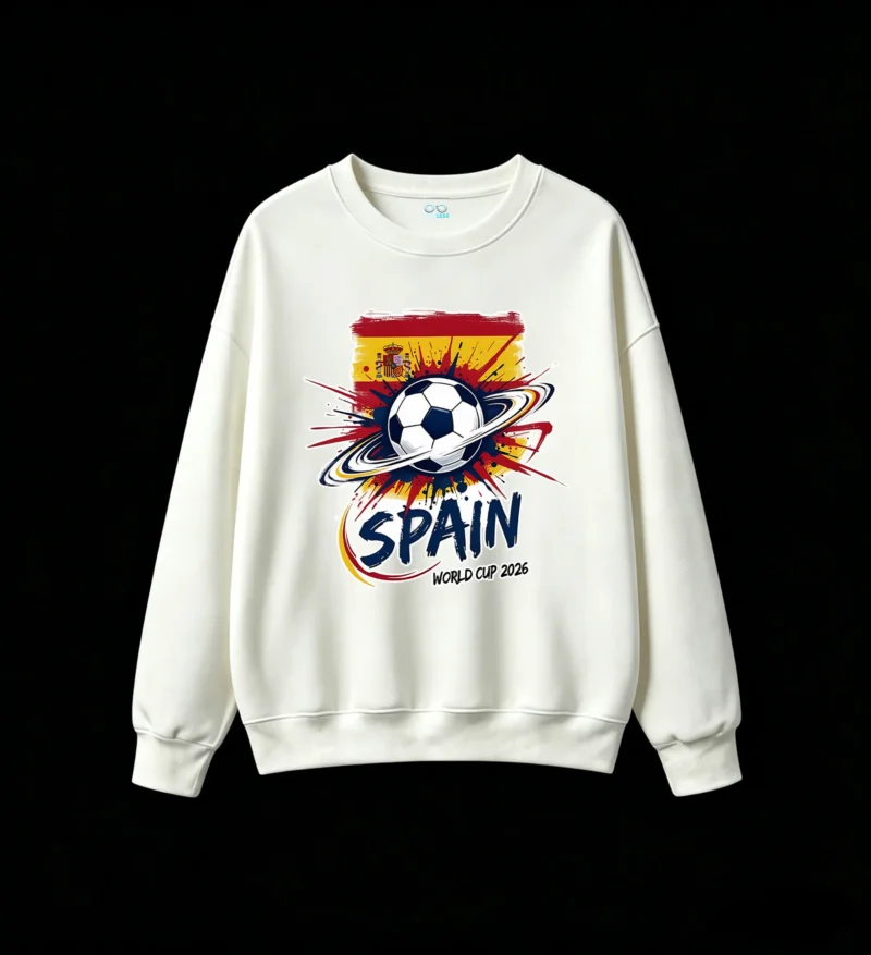 Spain Football Soccer Team National Pride Graphic Sweatshirt
