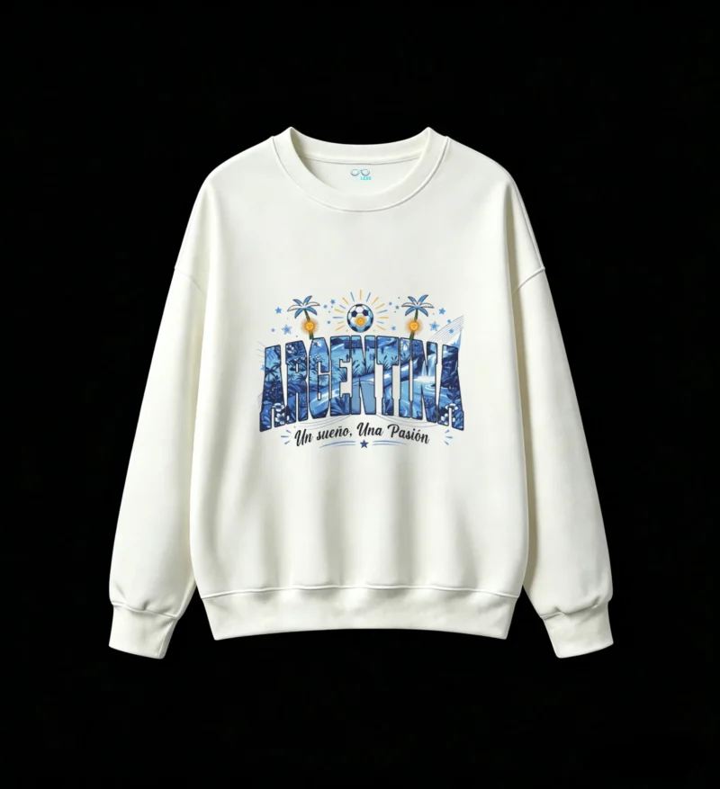 Argentina Soccer Un Dream A Passion Graphic Hoodie