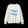 Argentina Flag Wavy Sun Smile Cartoon Design Unisex Hoodie