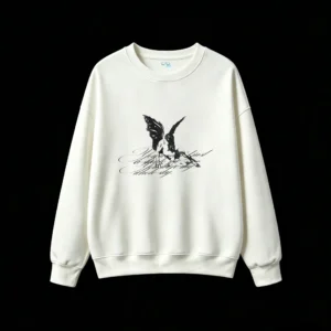 Abstract Dark Metallic Butterfly Art Hoodie