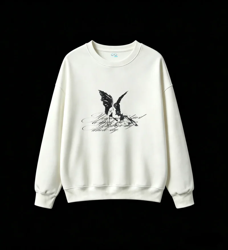 Abstract Dark Metallic Butterfly Art Hoodie