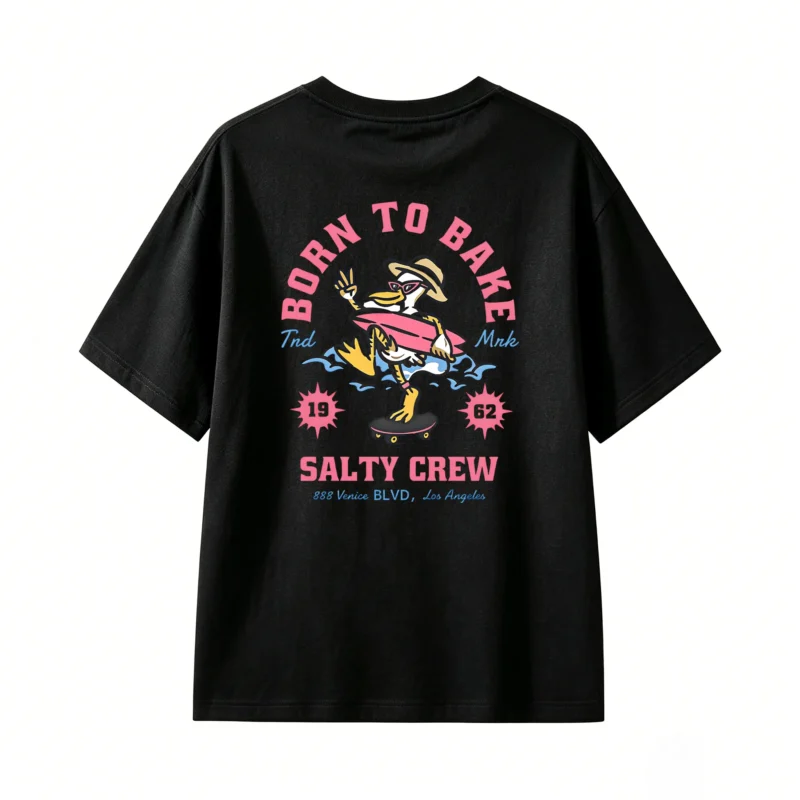 Funny Back Print T-Shirt