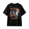 Funny Back Print T-Shirt for Women Men
