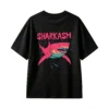 黑t SHARKASM Shark Graphic Tee