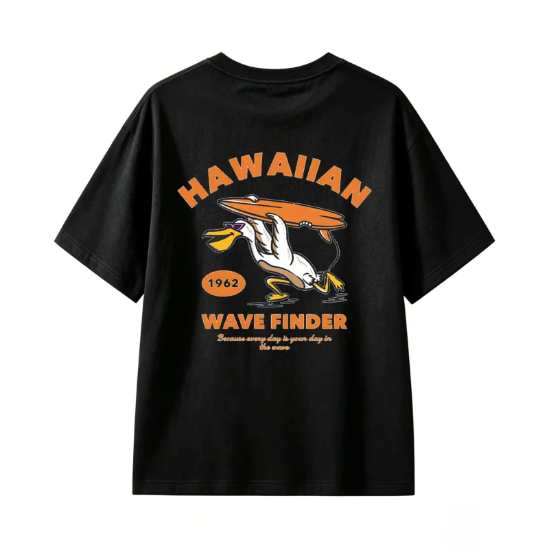 Hawaiian Wave Finder Surfer T-Shirt 1962
