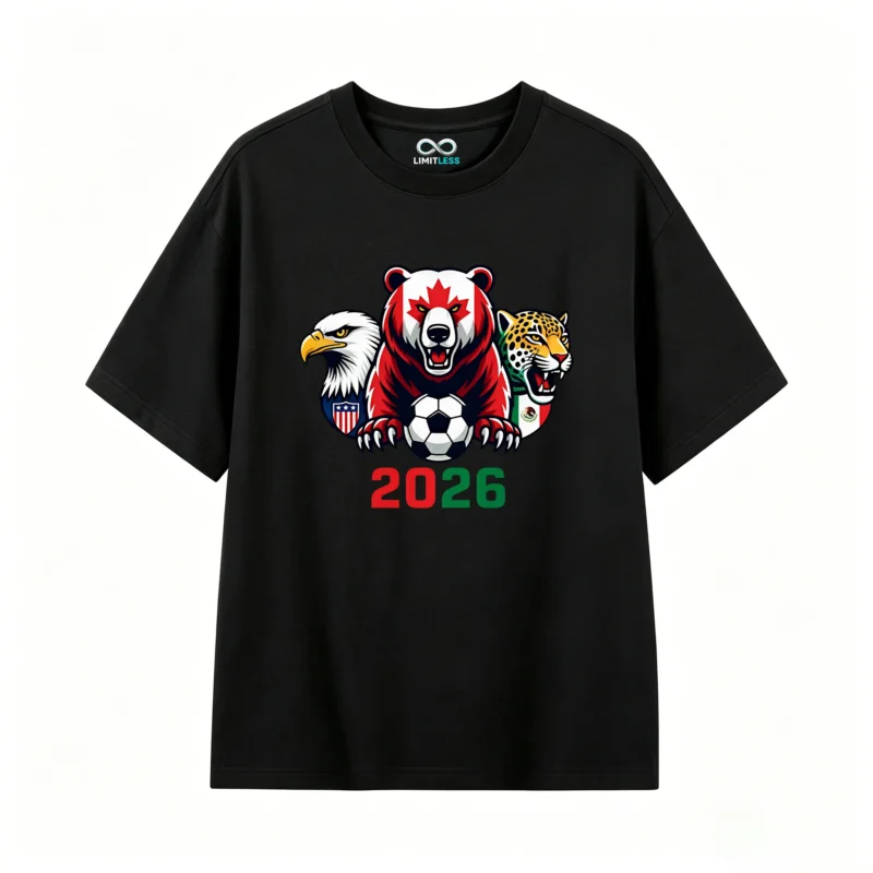 2026 FIFA World Cup USA Canada Mexico Joint Host T-Shirt