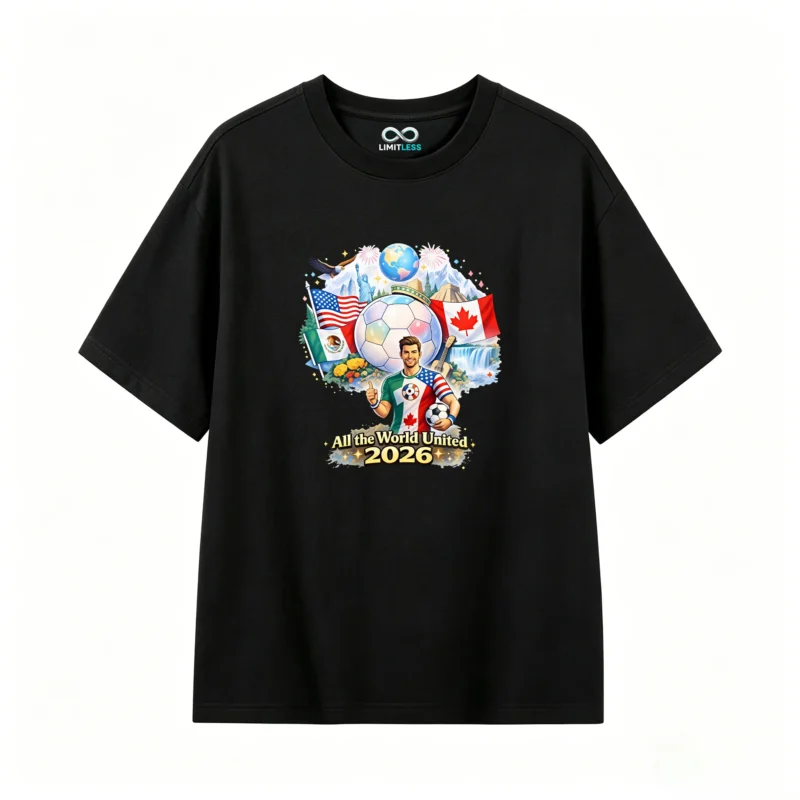 2026 FIFA World Cup USA Canada Mexico Joint Host Celebration T-Shirt