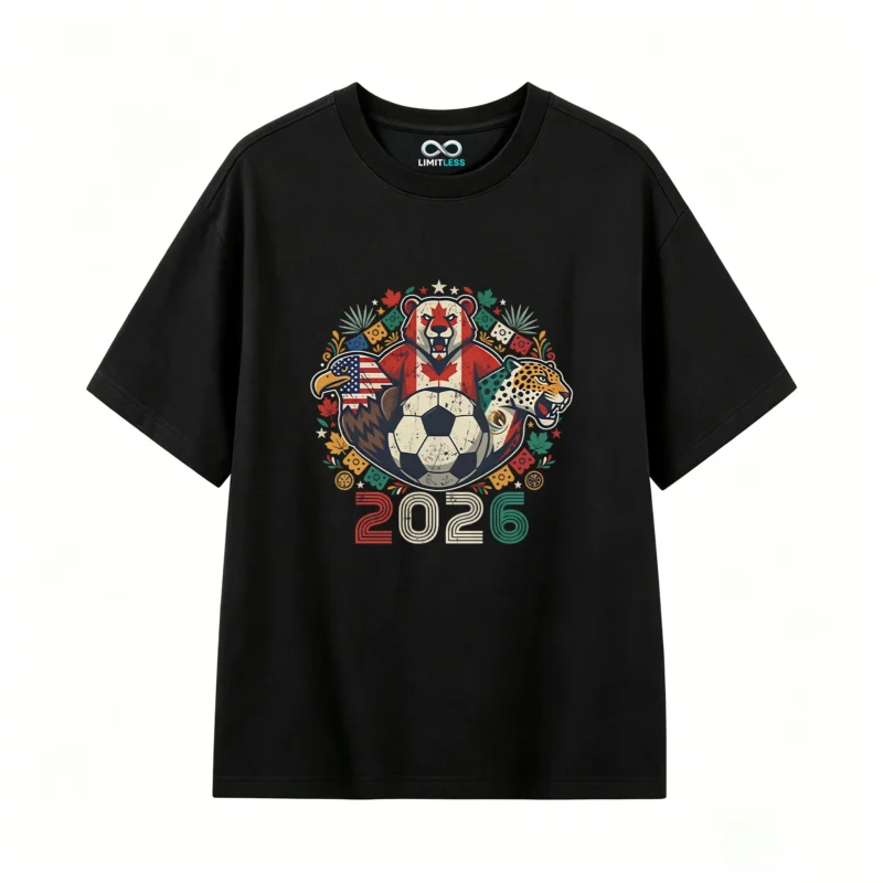 2026 FIFA World Cup Canada Mexico USA Co-Hosts T-Shirt