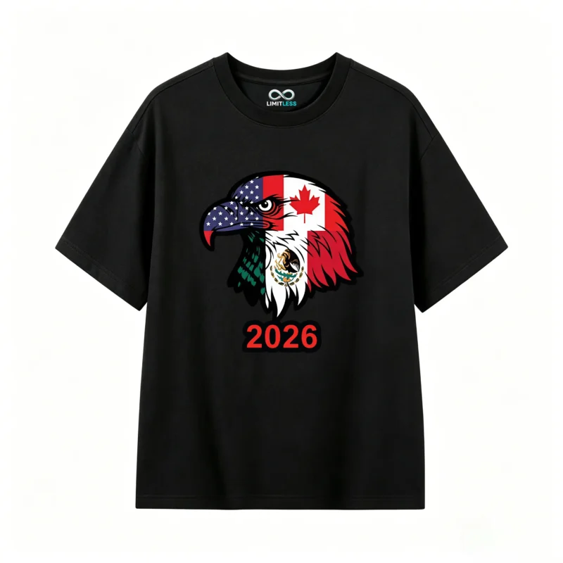 2026 Eagle North America Flag T-Shirt