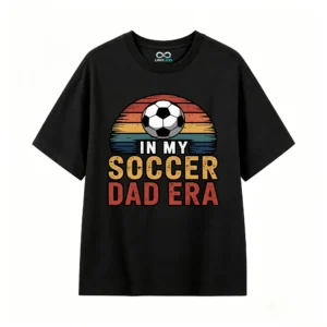 黑t正 Retro Vintage Soccer Dad Era T-Shirt