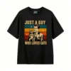 Cool Cat Lover T-Shirt - Funny Cat Mom Dad Gift