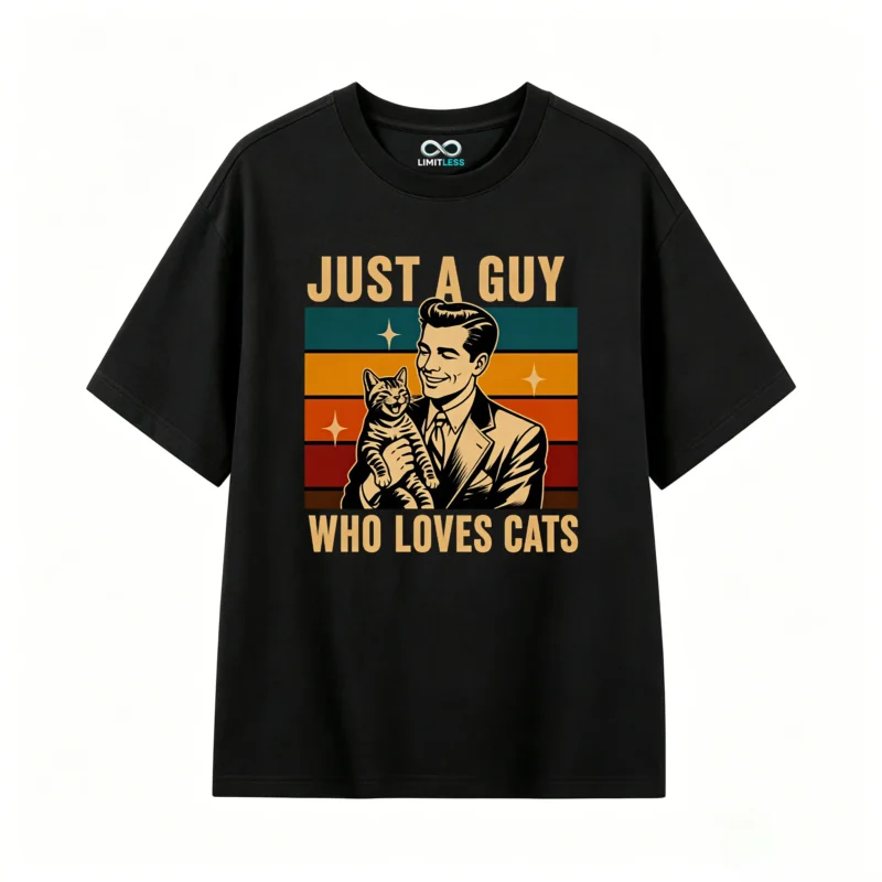 Cool Cat Lover T-Shirt - Funny Cat Mom Dad Gift