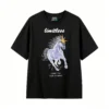 Correr Livre Láçar Os Sonhos Horse T-Shirt