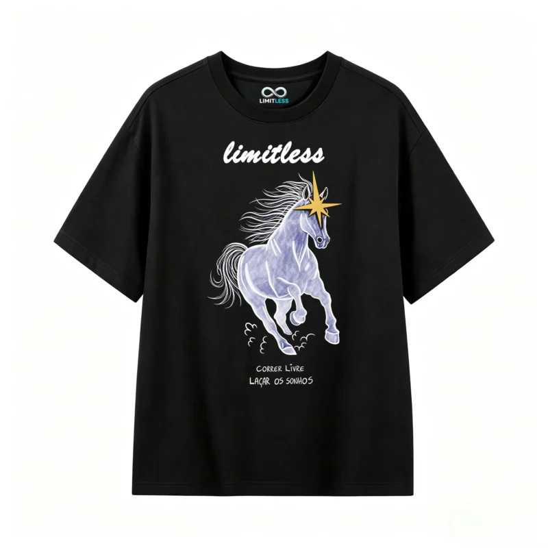 Correr Livre Láçar Os Sonhos Horse T-Shirt