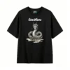 黑t正 East Asian Dragon Ink Wash Art T-Shirt