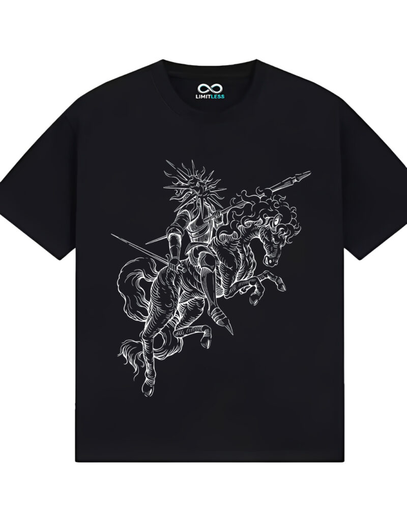 Men Women T-Shirt Knight Armed Medieval Design Vintage Gothic Casual