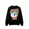 黑卫 Never Stop Skateboarding Crew Neck Sweatshirt