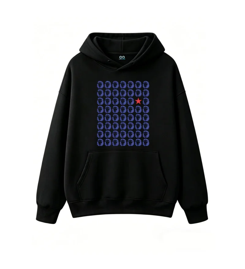 黑卫 Hooded sweatshirts printed with Argentine national heroes