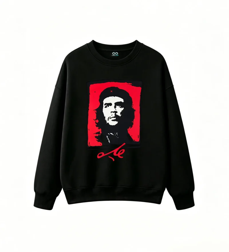 黑卫 Crew neck hoodies printed with Argentine national heroes