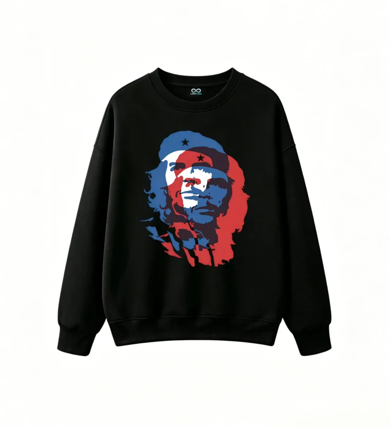 黑卫 Crew neck hoodies printed with Argentine national heroes