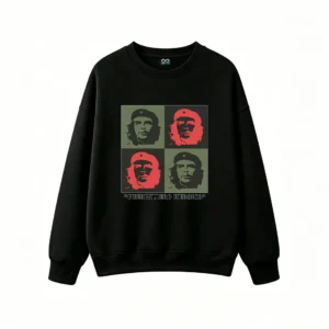 黑卫 Crew neck hoodies printed with Argentine national heroes