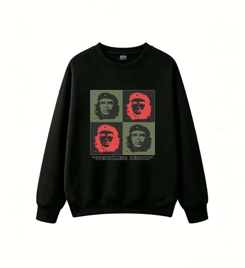 黑卫 Crew neck hoodies printed with Argentine national heroes