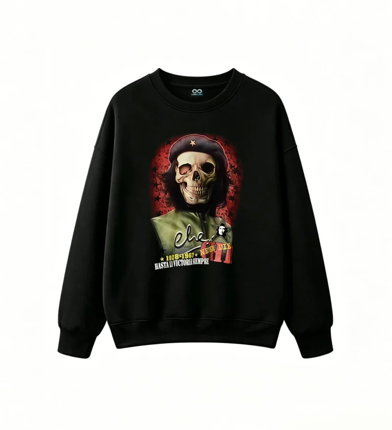 黑卫 Crew neck hoodies printed with Argentine national heroes